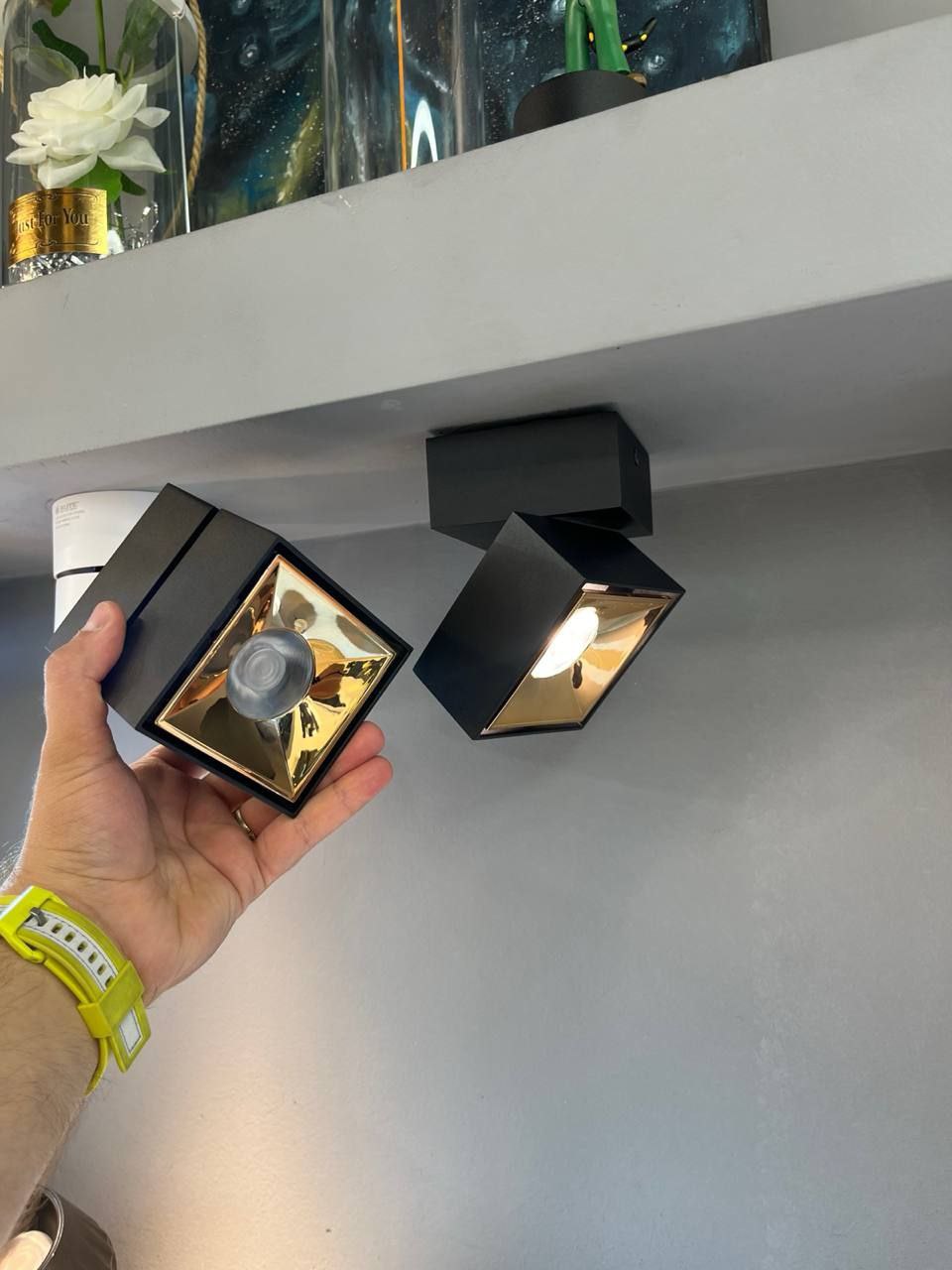 چراغ فکی مربع روکار 12وات متحرک