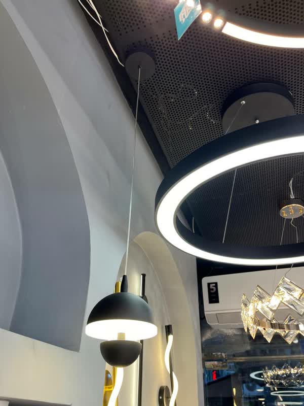 چراغ تک آویز قارچی