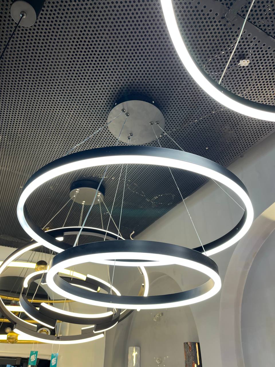 لوستر رینگی دو طبقه ۶۰/۴۰ سه حالته